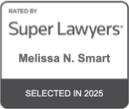 Super Lawyers Melissa N. Smart- selected in 2025